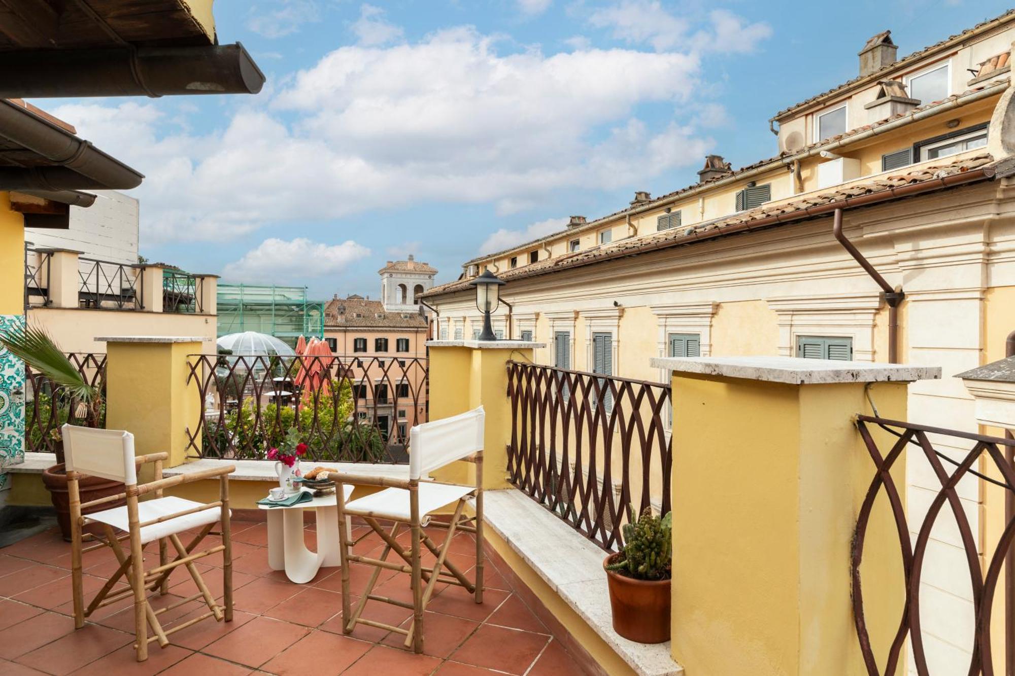 Ferienwohnung Trevi Charming Penthouse Rom Exterior foto