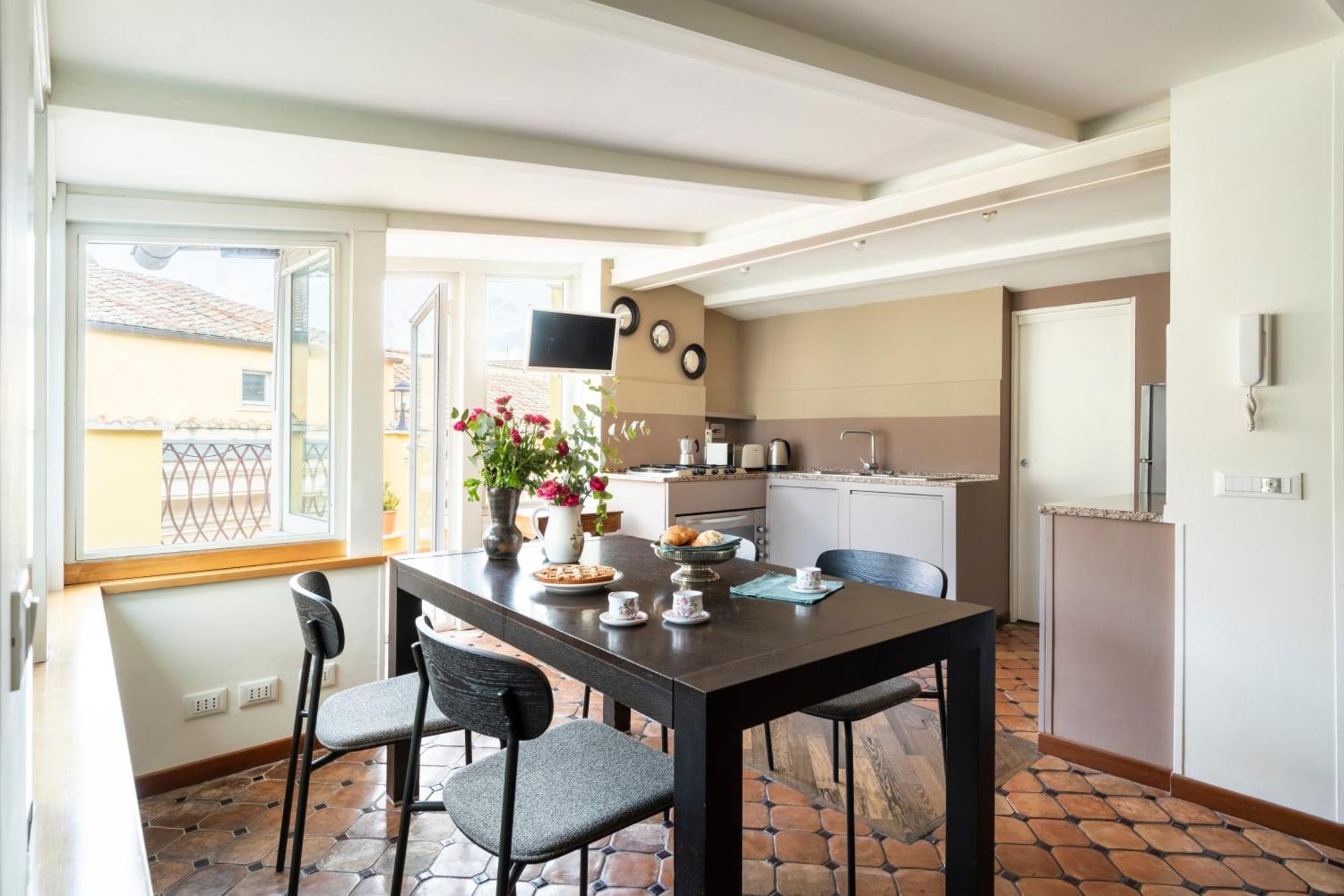 Ferienwohnung Trevi Charming Penthouse Rom Exterior foto