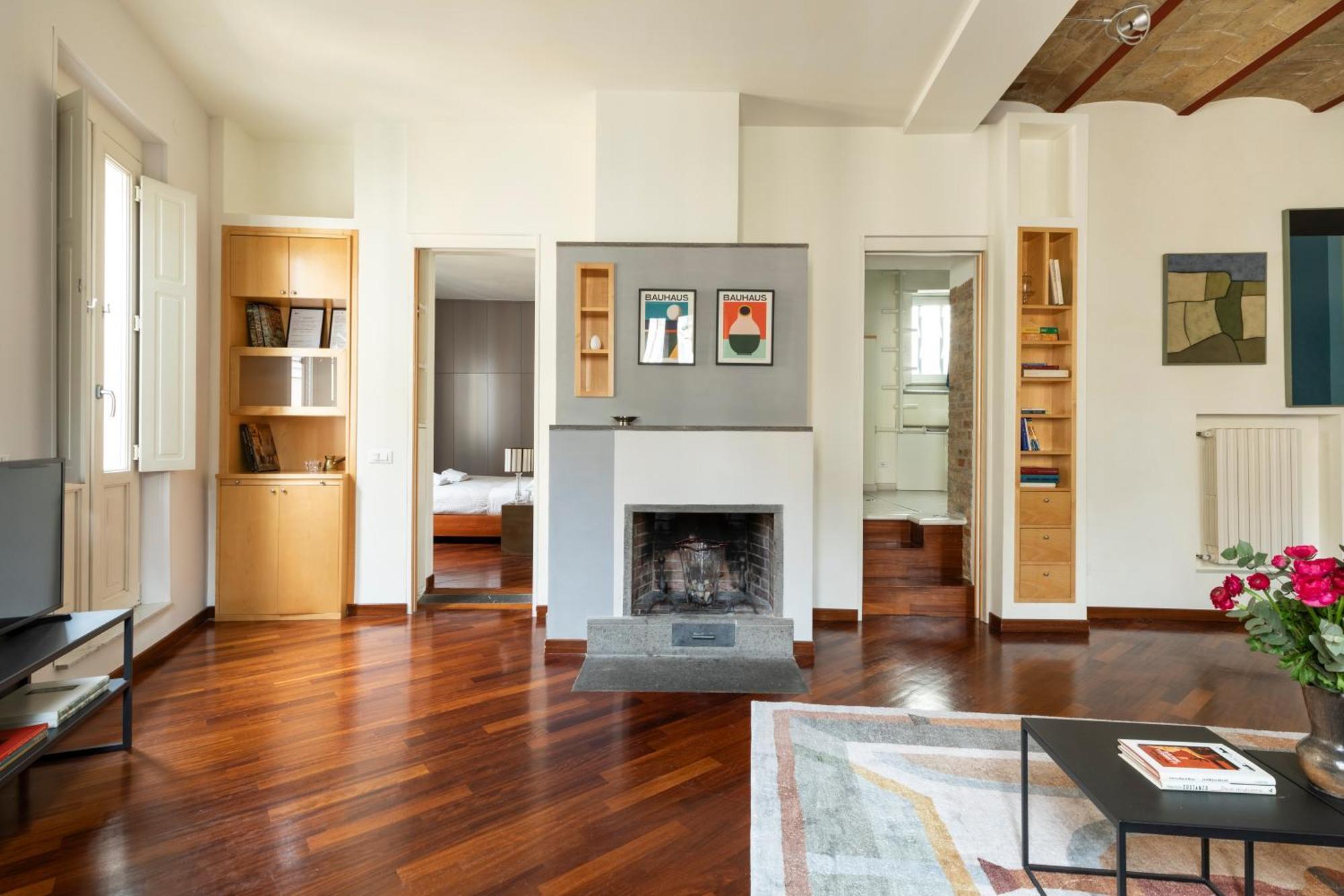 Ferienwohnung Trevi Charming Penthouse Rom Exterior foto