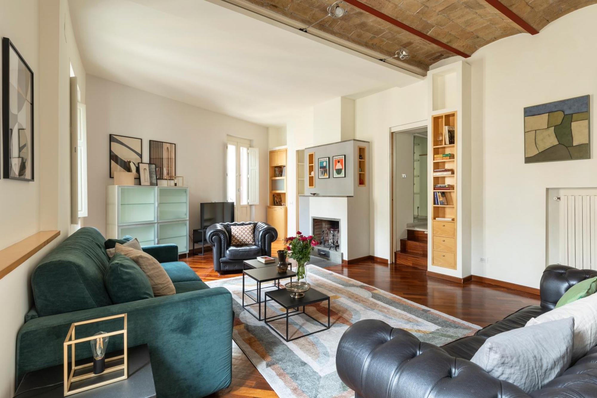 Ferienwohnung Trevi Charming Penthouse Rom Exterior foto